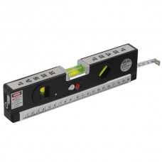 LV-04 Laser Level with Tape Measure Pro 4 (100cm) Level Bubbles with LED Light