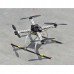 DIY Universal Tall Landing Skid Gear Stand Kit for X600 X525 DJI F450 SK450 X4 X8 Quadcopter White