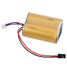 LiFe Battery Pack Po4 26650PRO 6.4V 2500mAh 20C 2S1P for RC Boat Airplane