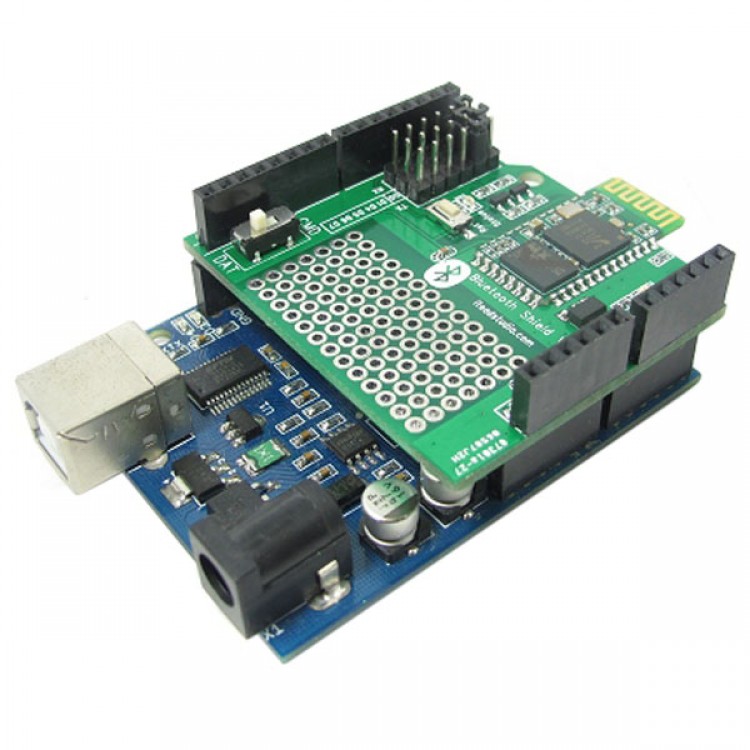 Stackable Bluetooth Shield : BT Shield v2.2 (Master / Slave) - Free ...