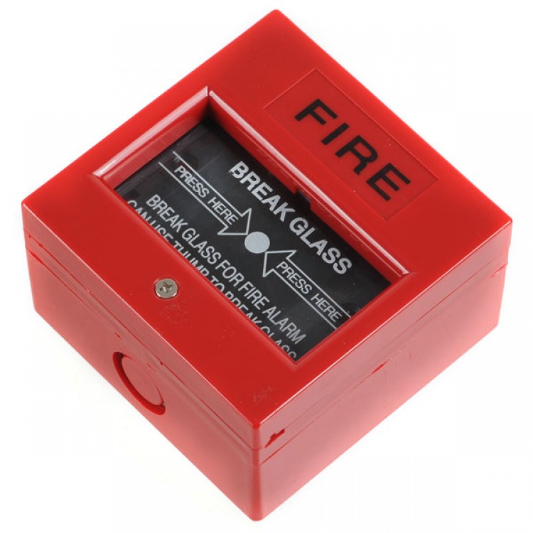 Fire Alarm Pull Station Dual Action Break Glass Emergency Door Release ...