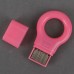 2pcs Mini USB 2.0 Micro SD/T-Flash Memory Card Reader Blue Hole Ring-Pink