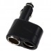 Dual 2 Socket Splitter Car Cigarette Lighter Charger Adapter