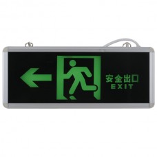 Green LED Emergency Exit Sign LED Compact Circuit Left Arrow