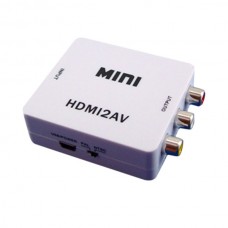 EEEKit for TV/PC/PS3/Blue-ray/FPV System DVD Mini White HDMI to 3RCA Composite AV Converter