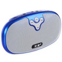 S-118 Best-selling Digital Speaker with USB Socket Support Dual Format TF Card Speaker-Blue