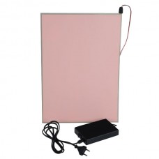 A4 297*210mm EL Panel Sheet Pad Back Light Display Light Up Backlight Set-Pink