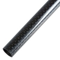 19mm*17mm Carbon Fiber Tube 3K Twill 500mm Long 2pcs