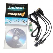 RC 12in1 USB Flight Simulator Cable for Phoenix 3.0 FMS G4 G4.5 G5 AeroFly XTR ESKY