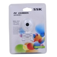 SSK DC-P330 USB PC Webcam USB 2.0 Driverless PC Camera Computer Camera-White