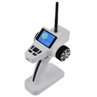 TG-04C 2.4Ghz 3-Channel Color LCD Transmitter and Receiver Set For RC Cars Toys White