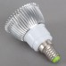 3W Spotlight 3LEDs E14 Base LED Light Lamp-White