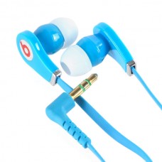3.5mm Super Bass Stereo Earphones High Quality Headphone For lPOD lPHONE MP3 MP4 Blue