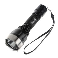 UniqueFire C8 XM-L T6 3 Modes LED Steel Head Flashlight (1x18650)