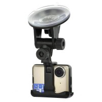 2.0" TFT LCD 5.0MP COMS Car DVR Camcorder with TF / Mini HDMI - Champagne