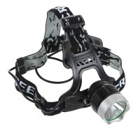 5W CREE Q5 LED Headlamp Flashlight Bike Light+Battery Charger+2 Batteries
