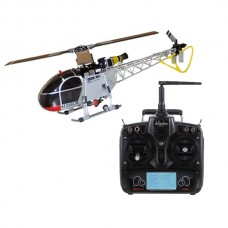 Walkera 3-axis Flybarless 4F200LM RC Helicopter Silver with DEVO7 DEVO-7 Radio Transmitter