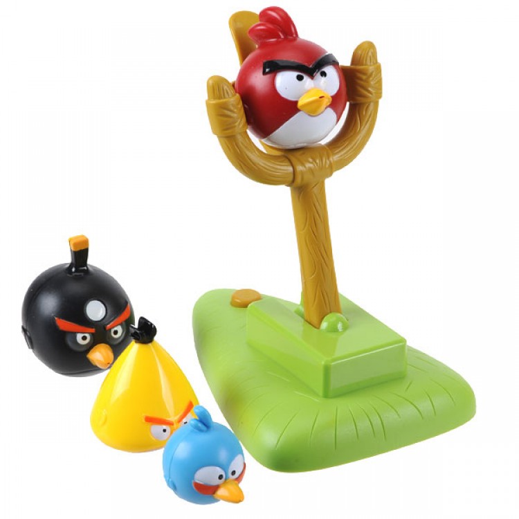 Deluxe Edition Angry Birds Combat Toys Slingshot Toys With Real Audio