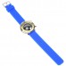 Jelly Digital Mirror Unisex Silicone Sports Candy LED Watches - Deep Blue