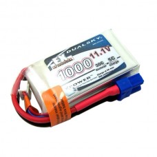 Dualsky XP10003EX 1000mAh LiPo Battery Pack 11.1V 3S1P 30C