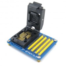 QFP64 PQFP64 TQFP64 0.8mm Pitch- IC Test Socket Adapter GP-QFP64-0.5