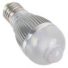 High Power Infrared Sensor AL1035 5W AC90-250V LED Light Bulb