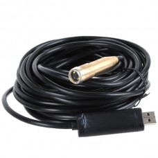 USB 300KP 1/6CMOS Waterproof Probe Wire Endoscope Camera with 4 Adjustable LED Light 10M