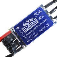 Mystery 30A Brushless Blue Series ESC Quality Programmable Speed Controller 4-Pack