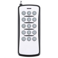 15CH Remote Control Switch 15 Buttons Transmitter 12V
