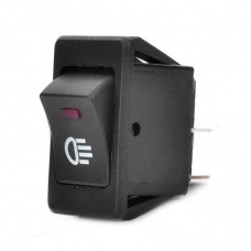 Car Fog Light Switch with Red LED Indicator 12V