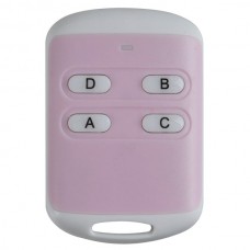 4 Channel Universal Long Distance Wireless 4 Keys ABS Remote Controller Pink