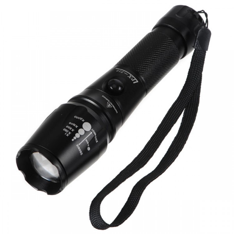 PX-518 Cree XMLT6 1000LM 5-Mode Adjustable Focus LED Flashlight Torch 1 ...