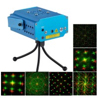 MN001-D4X R/G Stage Laser Light Projector+Laser Stage Lighting +Tripod+AC Power Supply