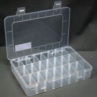 Transparent 24 Slots Storage Box Tool Kit Case Miyo Detachable Multi-function Box