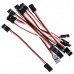 10cm Servo Extension Lead Wire Cable Malt to Male 10pcs