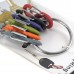 Nite Ize Stainless Steel Key Rack Biner Blk with Key Ring