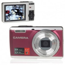 DC-E80 5MP CMOS Digital Camera Anti-Shake Camcorder 8X Digital Zoom SD Carmera