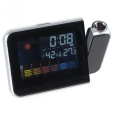 Multi-function LCD Weather Station Temperature Projection Clock