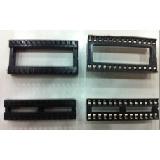 28 Pin 2.54mm DIP IC Sockets Solder Type Adaptors Socket 100PCS/lot