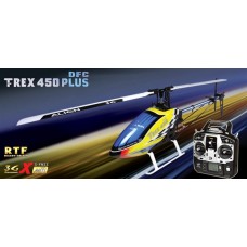 ALIGN T-REX 450 Plus DFC Super Combo RH45E01XW 6CH Flybarless Helicopter RTF 2.4 Ghz