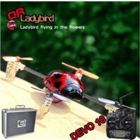 Walkera QR Ladybird with DEVO 10 RC Quadrocopter 2.4GHz RTF (Include Aluminium case)