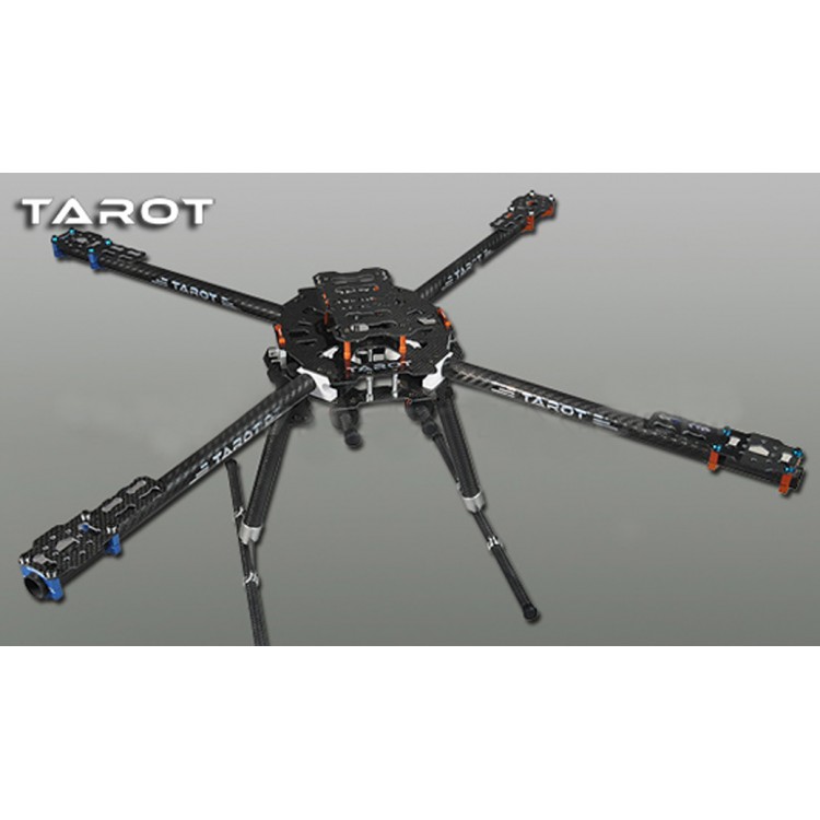 Tarot Iron Man 650 Carbon Fiber Aircraft Fully Folding FPV Quadcopter ...