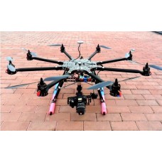 THB-8 1000mm Octacopter Frame 25mm Carbon Fiber 15kg Heavy-Duty FPV Multicopter/Aircraft Better than DJI S800