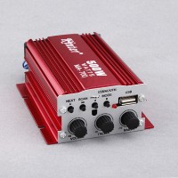 2CH 500W USB AUX FM MP3 Car Audio Power Amplifier Remote Control FM 87.5-108MHz