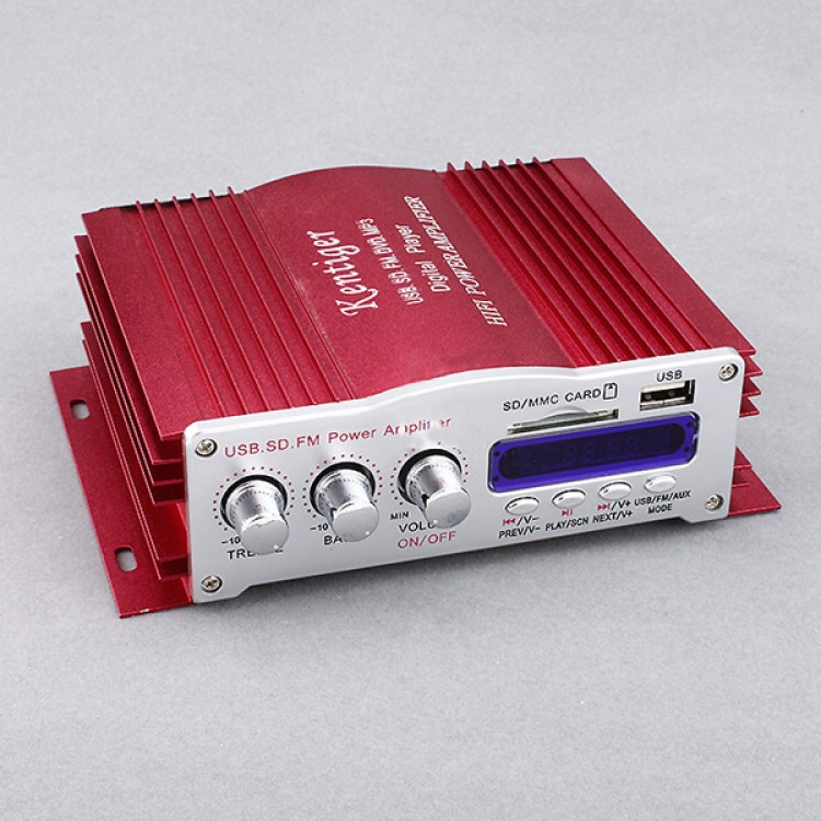 Kinter HY-3001 DC12V 20W*4 AUX USB SD MMC Card FM DVD MP3 Digital ...