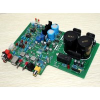 DAC1955 Decoder + LMLM3886 Amplifier Optical Fiber Coxial USB Decode Amp