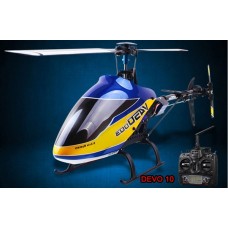 Walkera V450D03 with DEVO 10 Transmitter 6CH 3D 6-axis-Gyro Flybarless Helicopter RTF 2.4Ghz