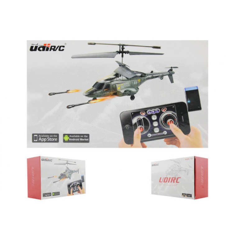 UDI U810A 3.5-Channel iPhone/Android Controlled RC Toy Helicopter with ...