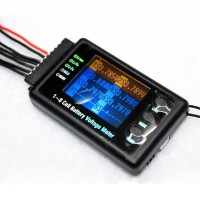 BVM-8s 1-8 cells Battery Voltage Meter tester Alarm for Lilon/LiPo/LiFe/NiCd/NiM