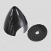 3.75 inch Carbon Fiber Spinner For RC Airplanes Aircraf 3K Gloss Finish 2 blade
